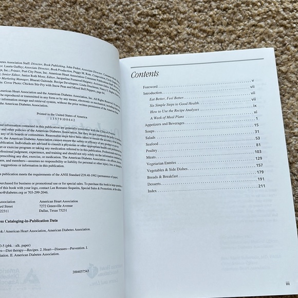 Diabetes & Heart healthy cookbook - Picture 3 of 6